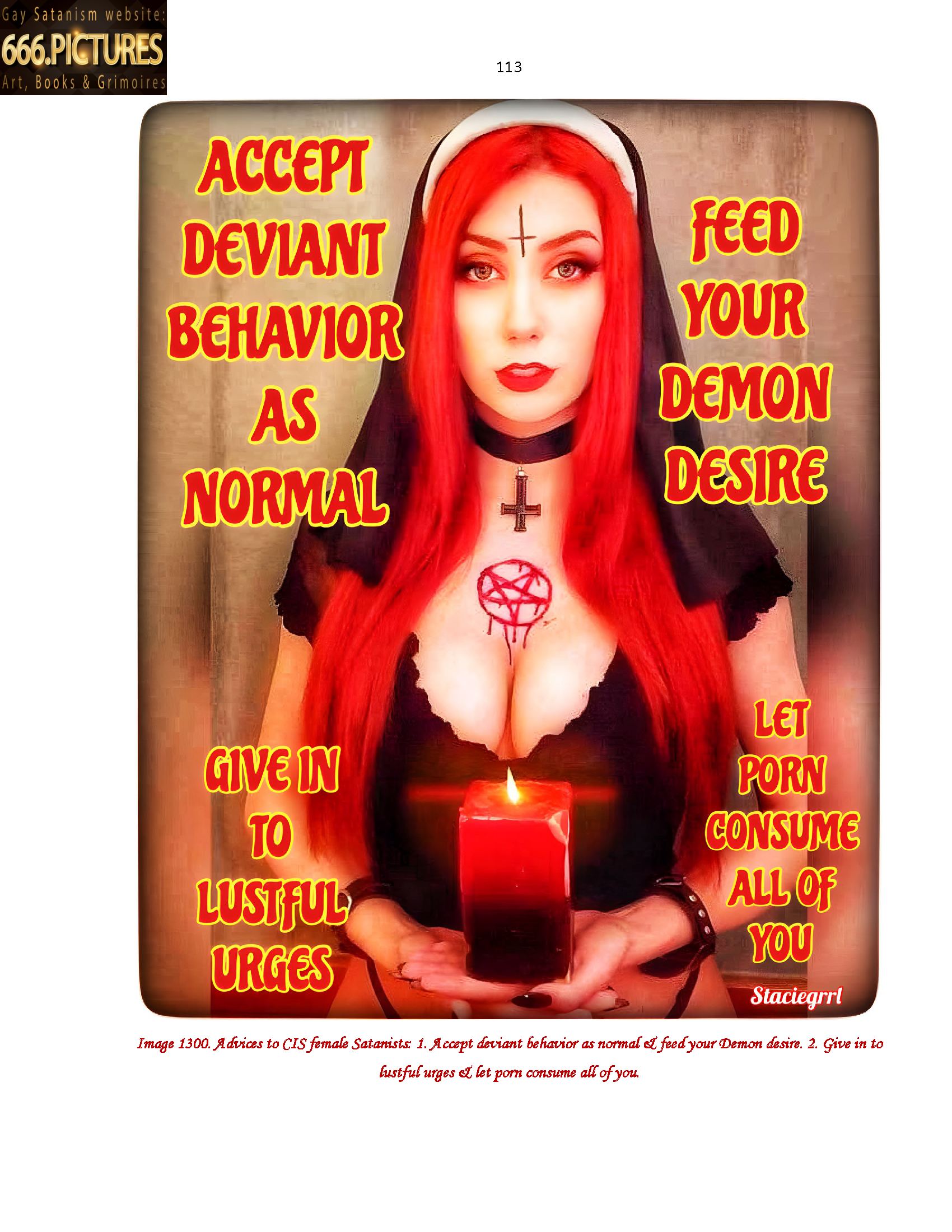 Almanac of the Gay Satanism’s art SatanArt Nr. 13: Beautiful Satanic CIS Women and CIS Girls in Erotic Art of Gay Satanism. Volume 1. Sexual edition. PDF high quality e-Book - Image 20