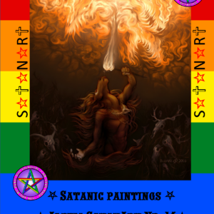 Satanic ZOO art SatanArt Nr 14 Delightful satanic Gay Furies, ZooSex and Zoophilia in the art of Gay Satanism.