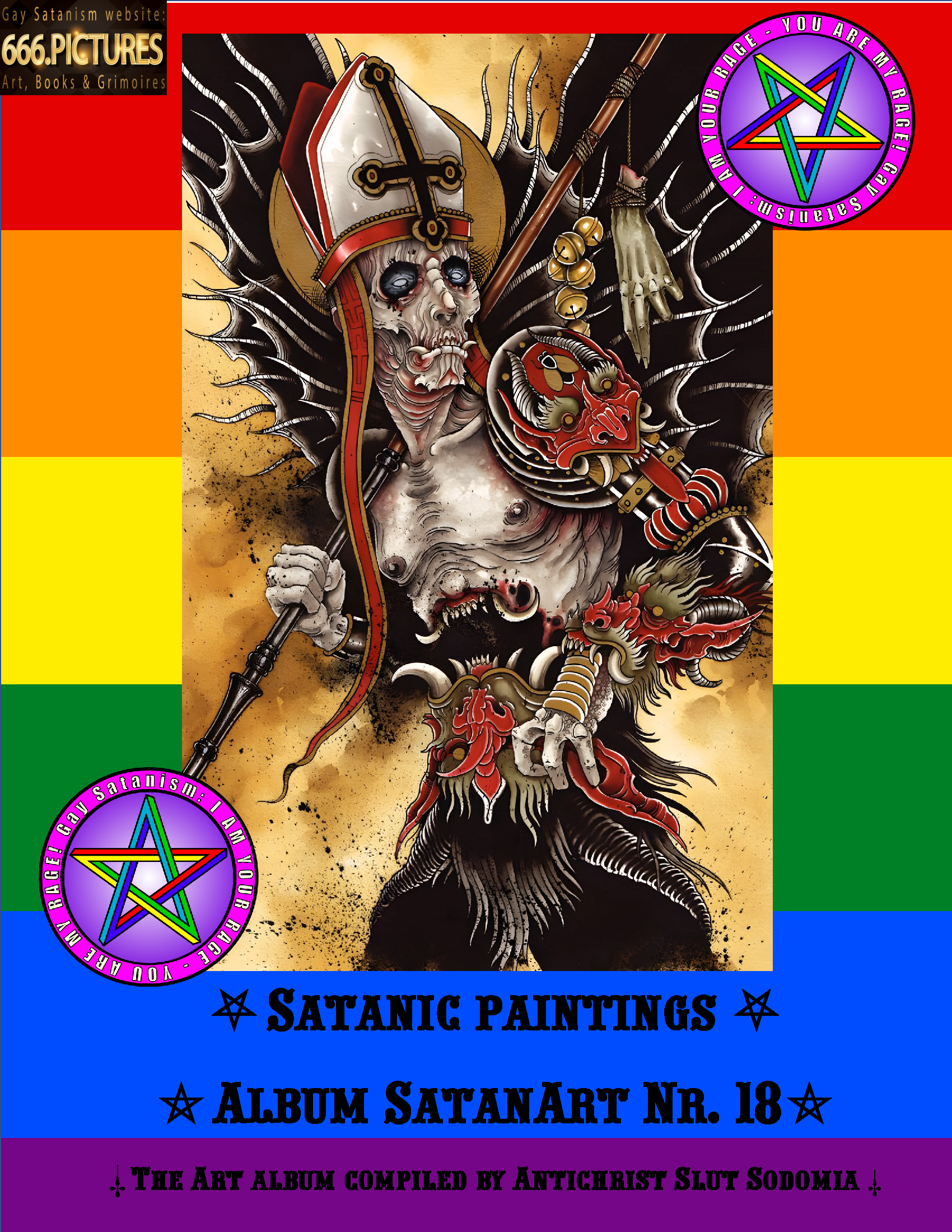 SatanArt Collection #18 Satan in the guise of Death. The Image of Death in Satanism