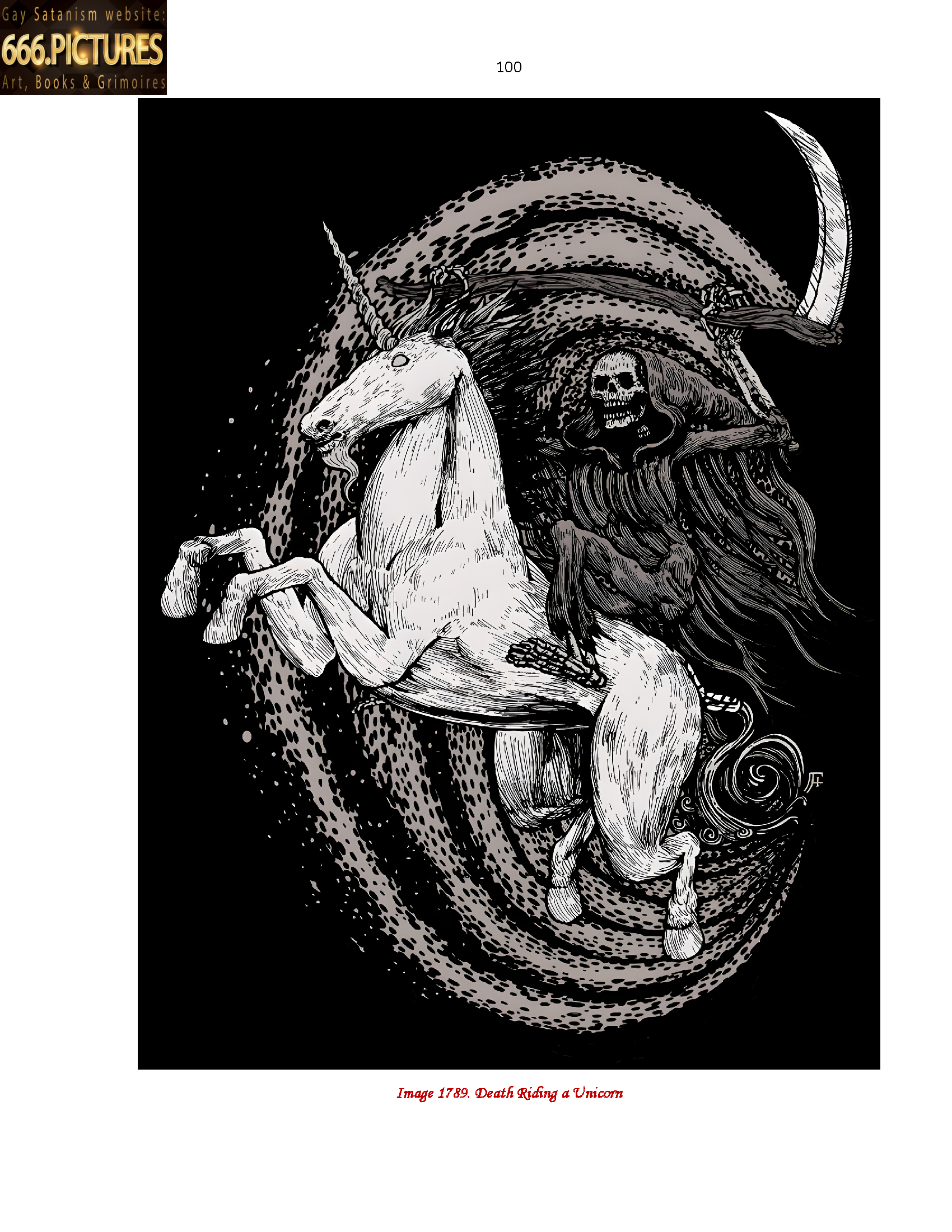 Almanac of the Gay Satanism’s art SatanArt Nr. 18: Satan in the guise of Death. The Image of Death in Satanism. Volume 1. Puritan Edition. PDF high quality e-Book - Image 16