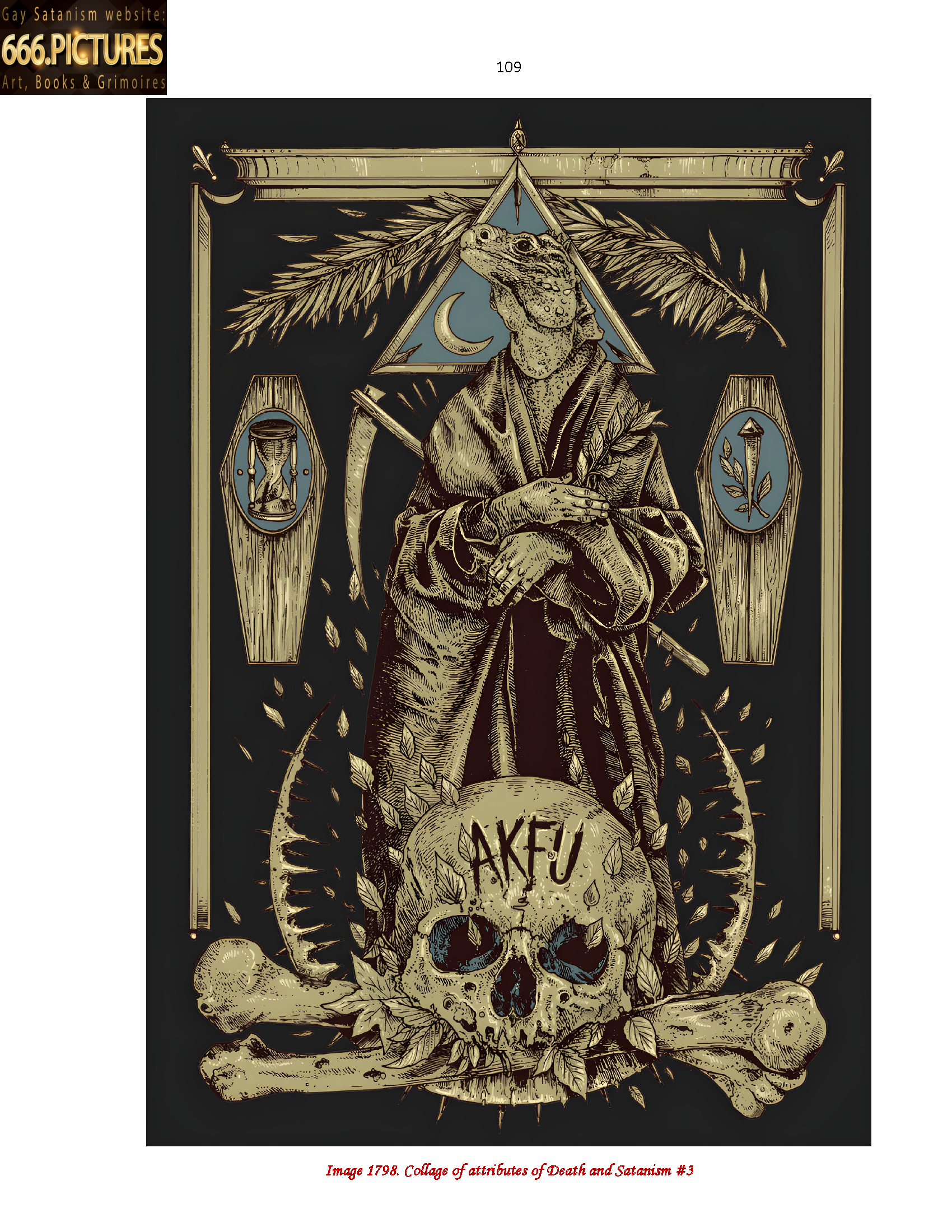 Almanac of the Gay Satanism’s art SatanArt Nr. 18: Satan in the guise of Death. The Image of Death in Satanism. Volume 1. Puritan Edition. PDF high quality e-Book - Image 17