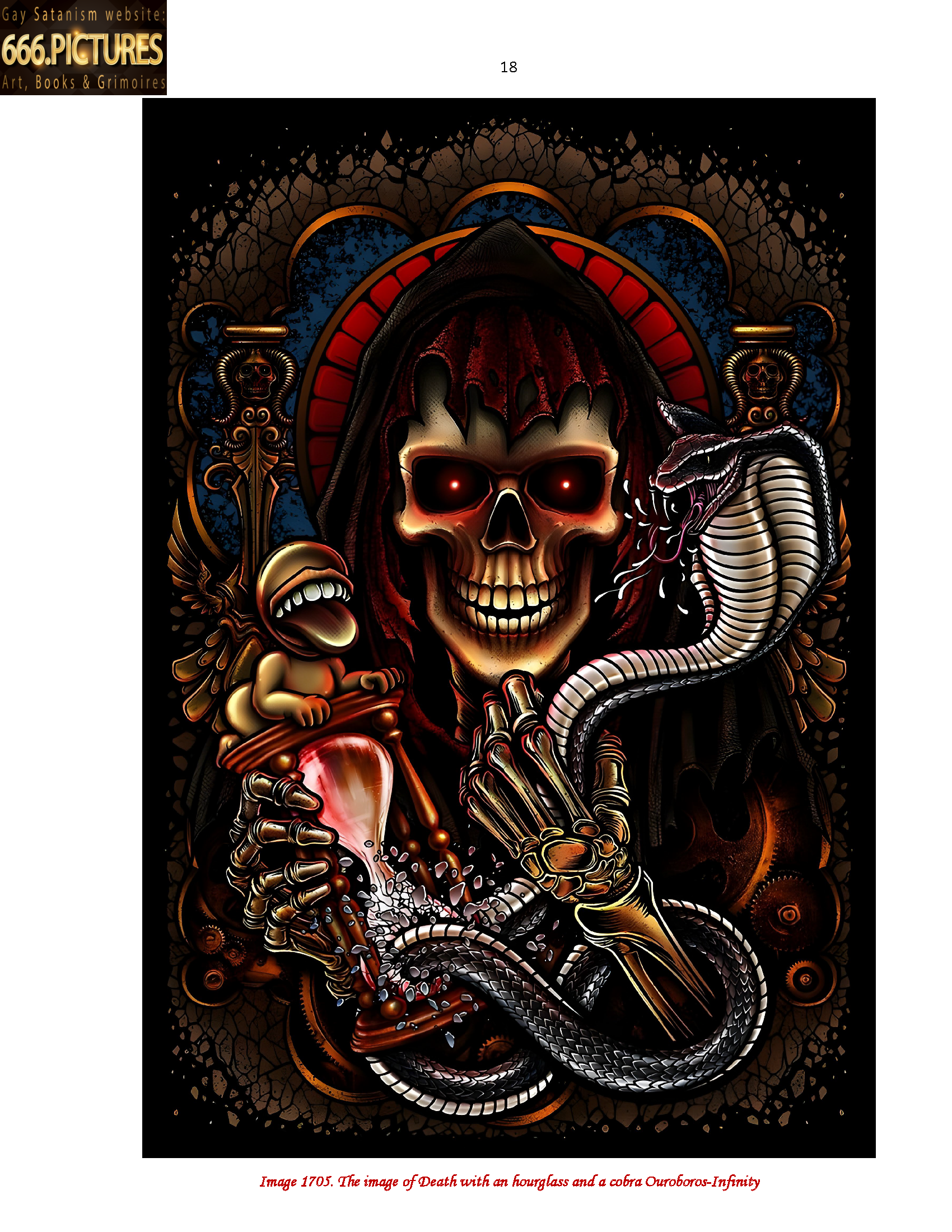 Almanac of the Gay Satanism’s art SatanArt Nr. 18: Satan in the guise of Death. The Image of Death in Satanism. Volume 1. Puritan Edition. PDF high quality e-Book - Image 11