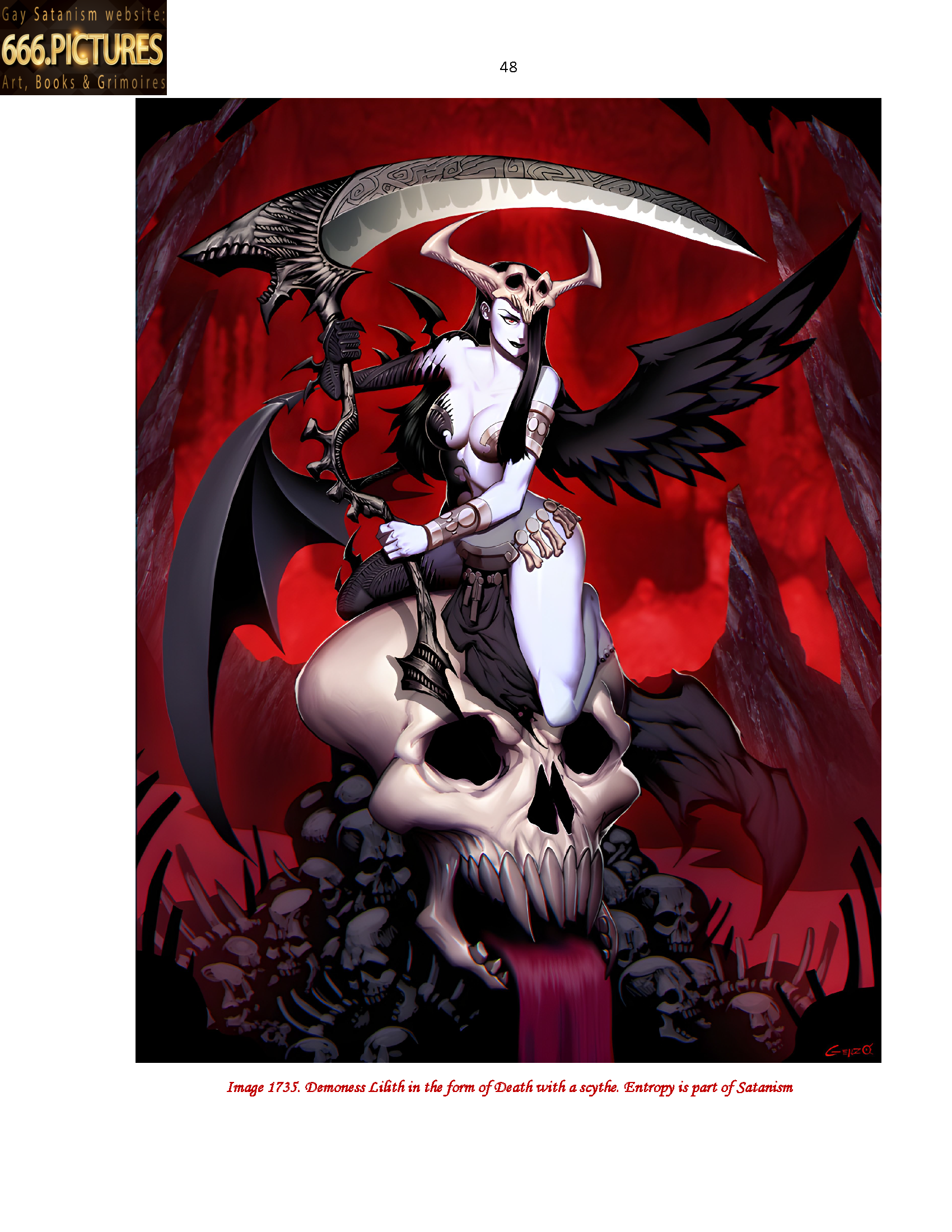 Almanac of the Gay Satanism’s art SatanArt Nr. 18: Satan in the guise of Death. The Image of Death in Satanism. Volume 1. Puritan Edition. PDF high quality e-Book - Image 13