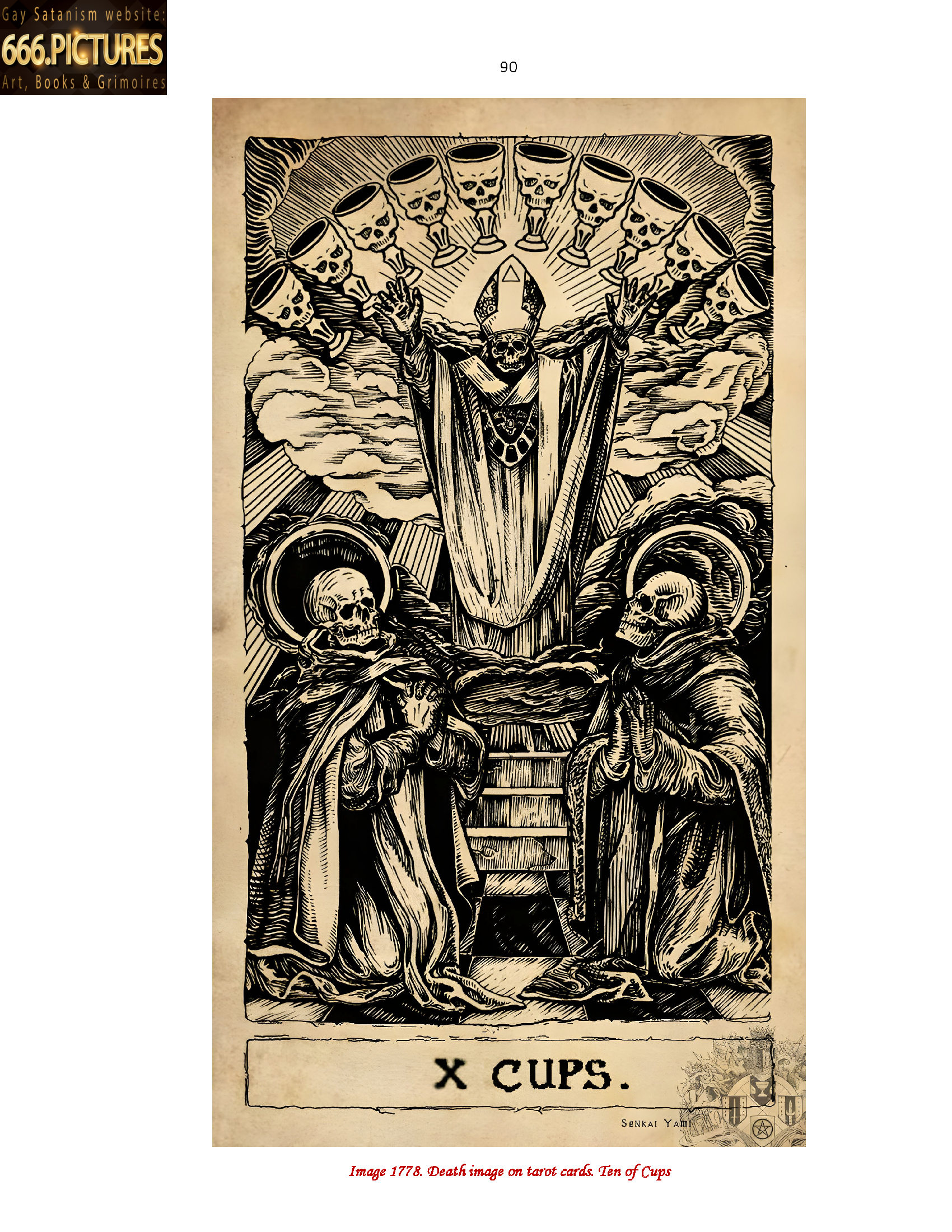 Almanac of the Gay Satanism’s art SatanArt Nr. 18: Satan in the guise of Death. The Image of Death in Satanism. Volume 1. Puritan Edition. PDF high quality e-Book - Image 14