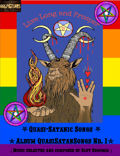 An album of Quasi-Satanic music videos (№1-100) for the immersion in the spirituality of Satan. QuasiSatanSongs Nr. 1