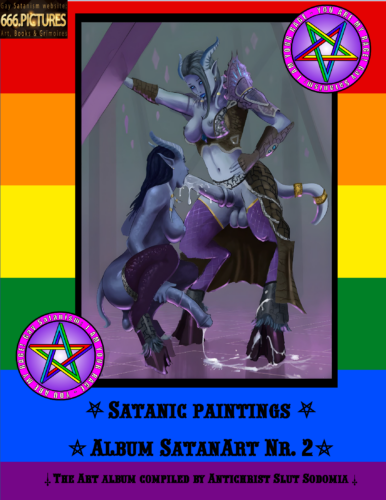 Almanac of the Gay Satanism’s art SatanArt. Nr. 2: Transgender Satan MTF Futanari-Dickgirls. Volume 1. Sexy edition. PDF high quality eBook