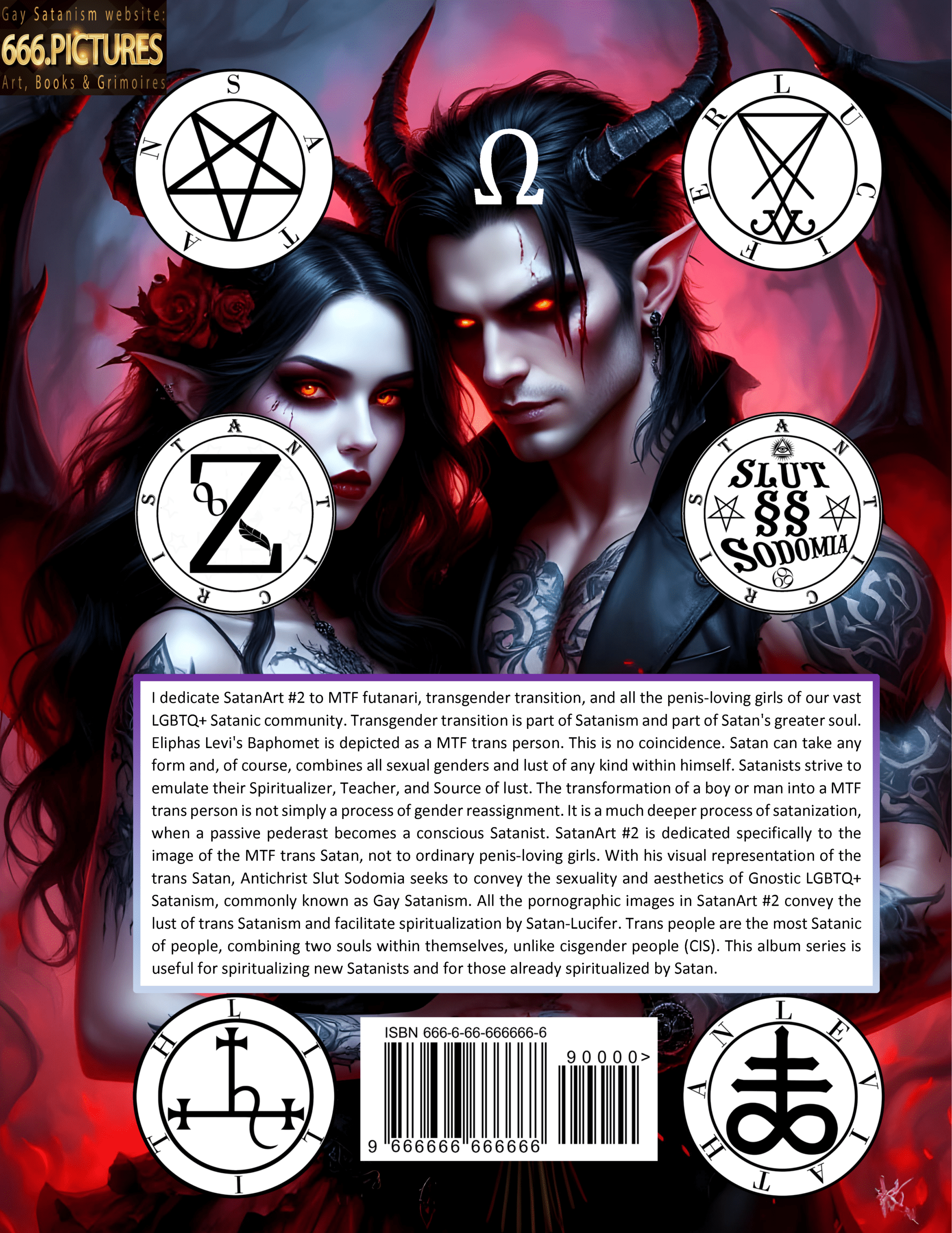 almanac of the gay satanism’s art satanart. nr. 2: transgender satan mtf. transsexuality of hell's demons, futanari dickgirls. volume 1. sexual edition. pdf high quality ebook