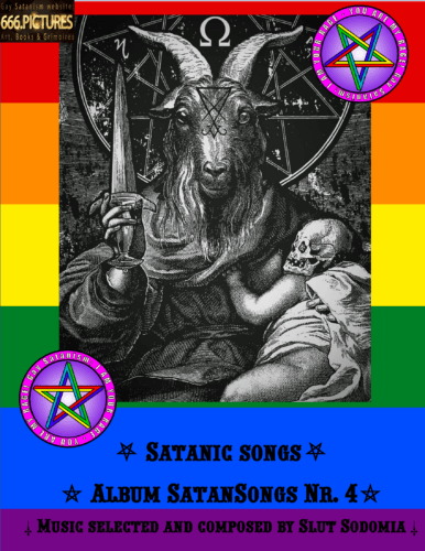 An album of Satanic music videos (№301-400) for the immersion in the spirituality of Satan. SatanSongs Nr. 4