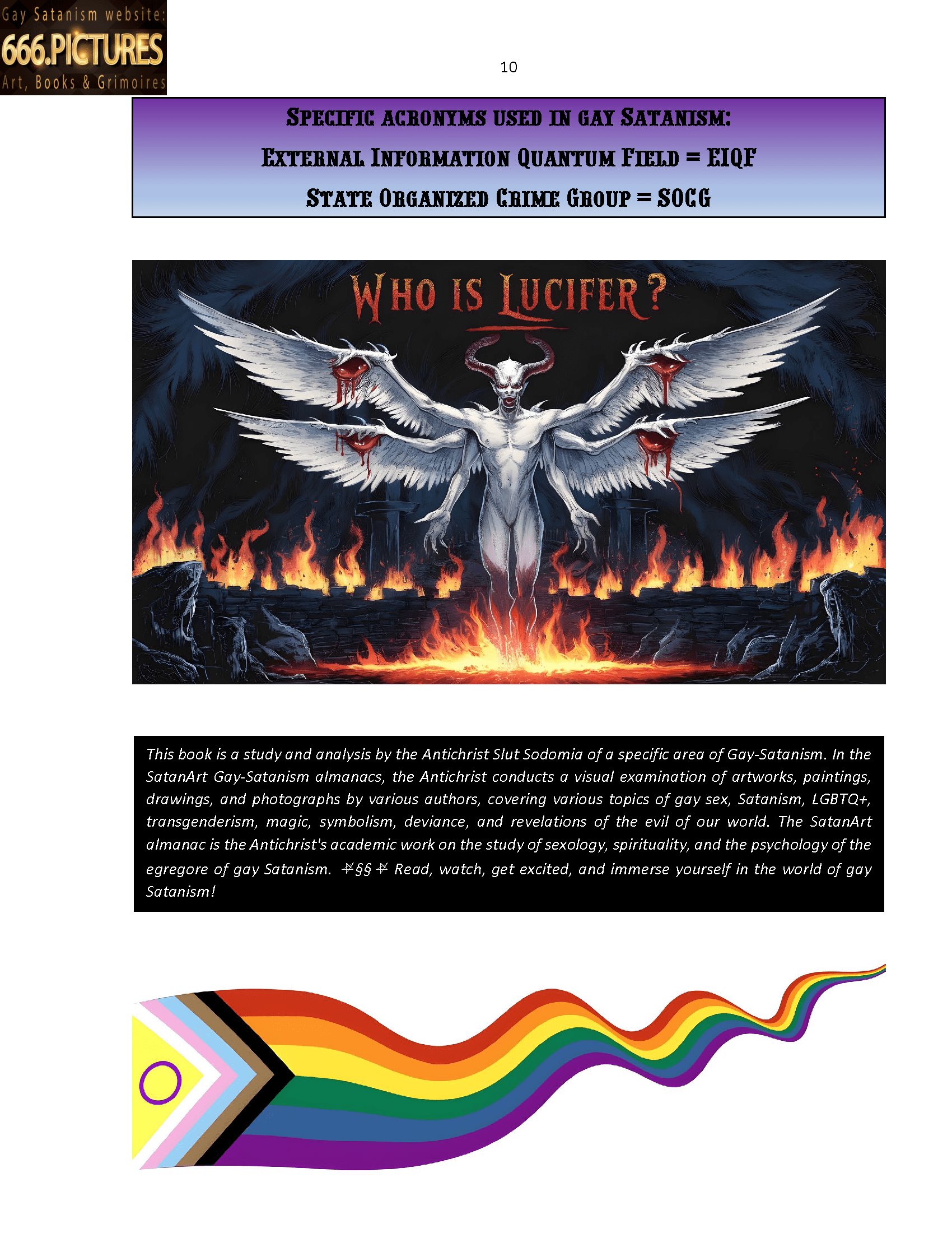 Almanac of the Gay Satanism’s art SatanArt. Nr. 5:Lucifer — Emperor of Hell, Light & Dark Magic Caster. Volume 1. Puritan Edition. PDF high quality eBook - Image 11