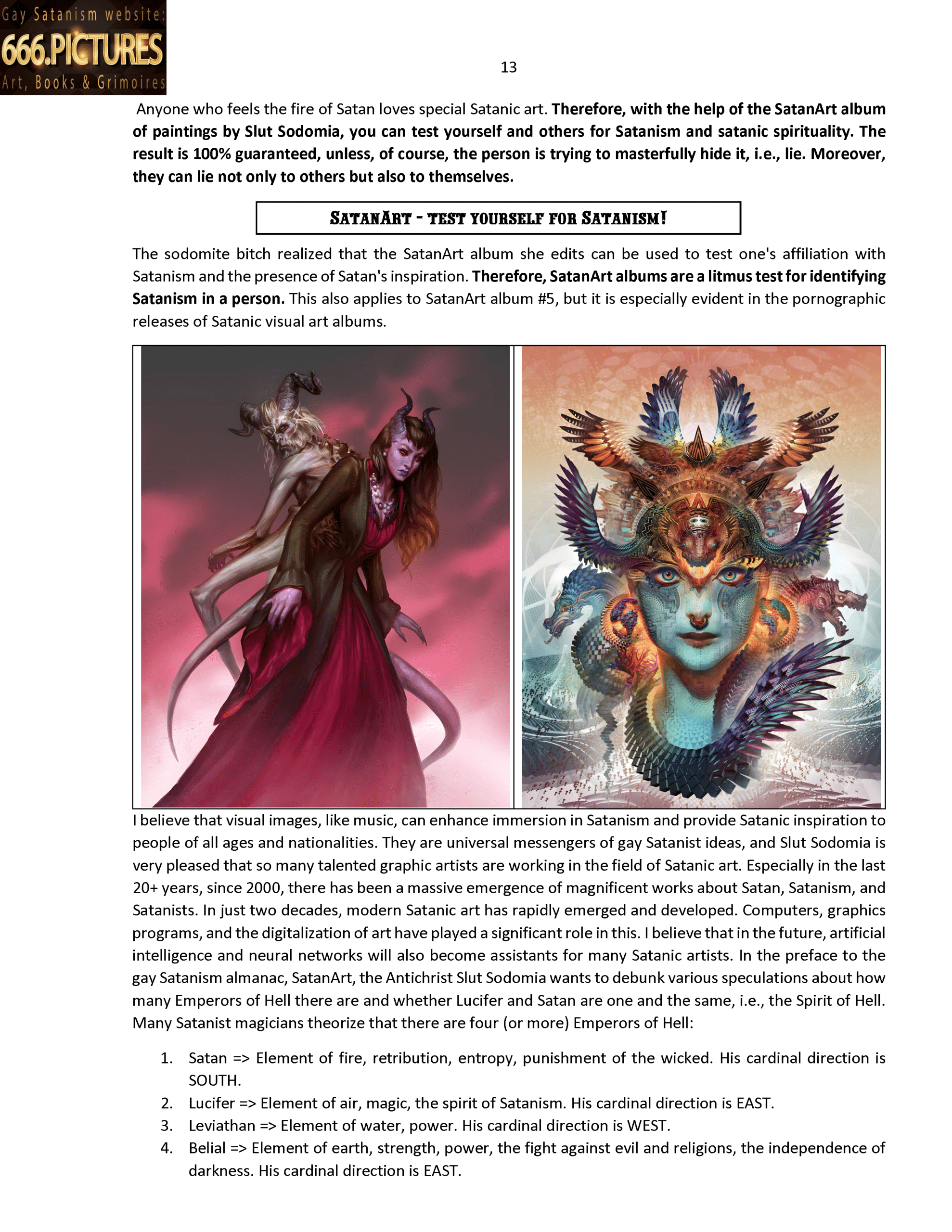 Almanac of the Gay Satanism’s art SatanArt. Nr. 5:Lucifer — Emperor of Hell, Light & Dark Magic Caster. Volume 1. Puritan Edition. PDF high quality eBook - Image 14