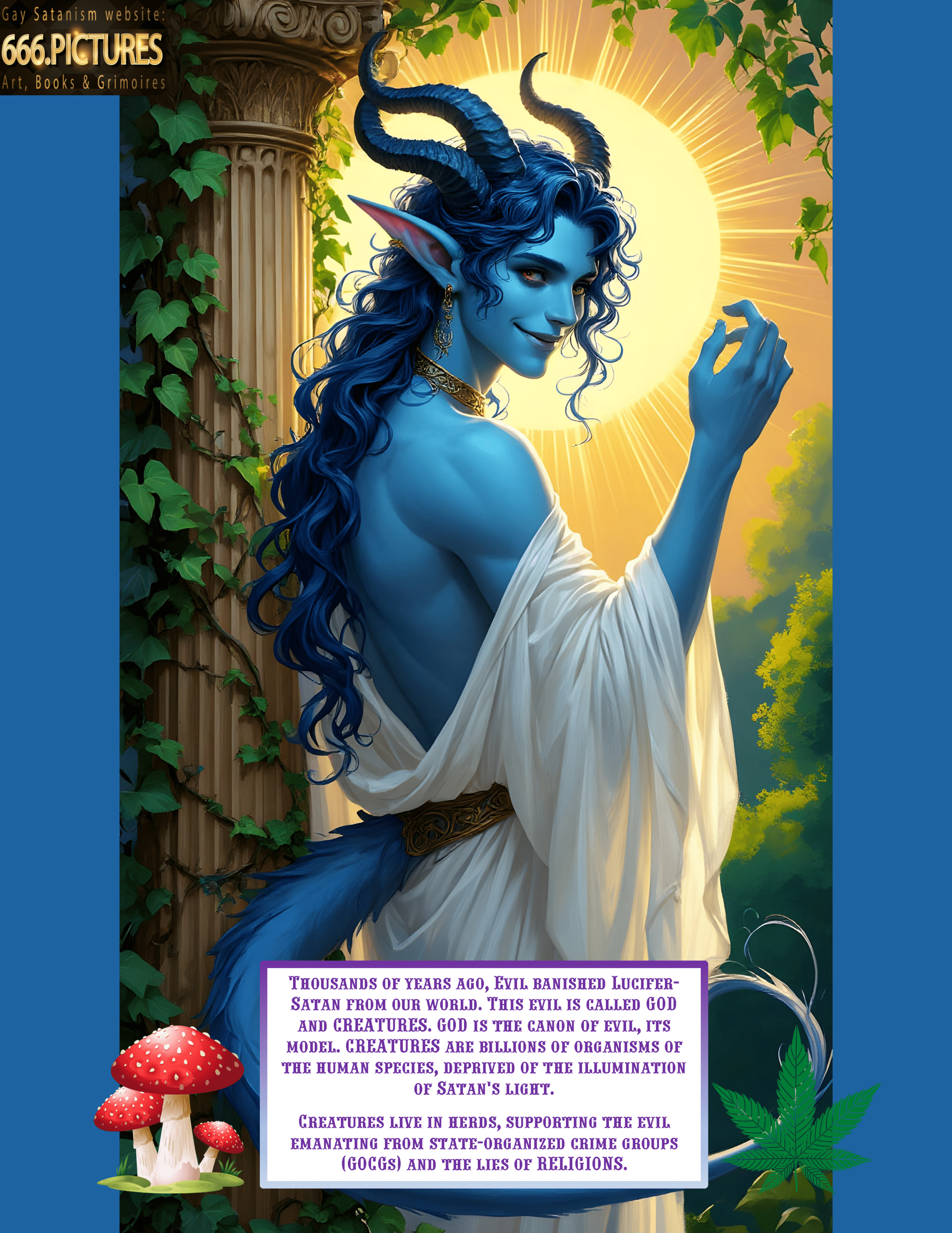 Almanac of the Gay Satanism’s art SatanArt. Nr. 5:Lucifer — Emperor of Hell, Light & Dark Magic Caster. Volume 1. Puritan Edition. PDF high quality eBook - Image 28