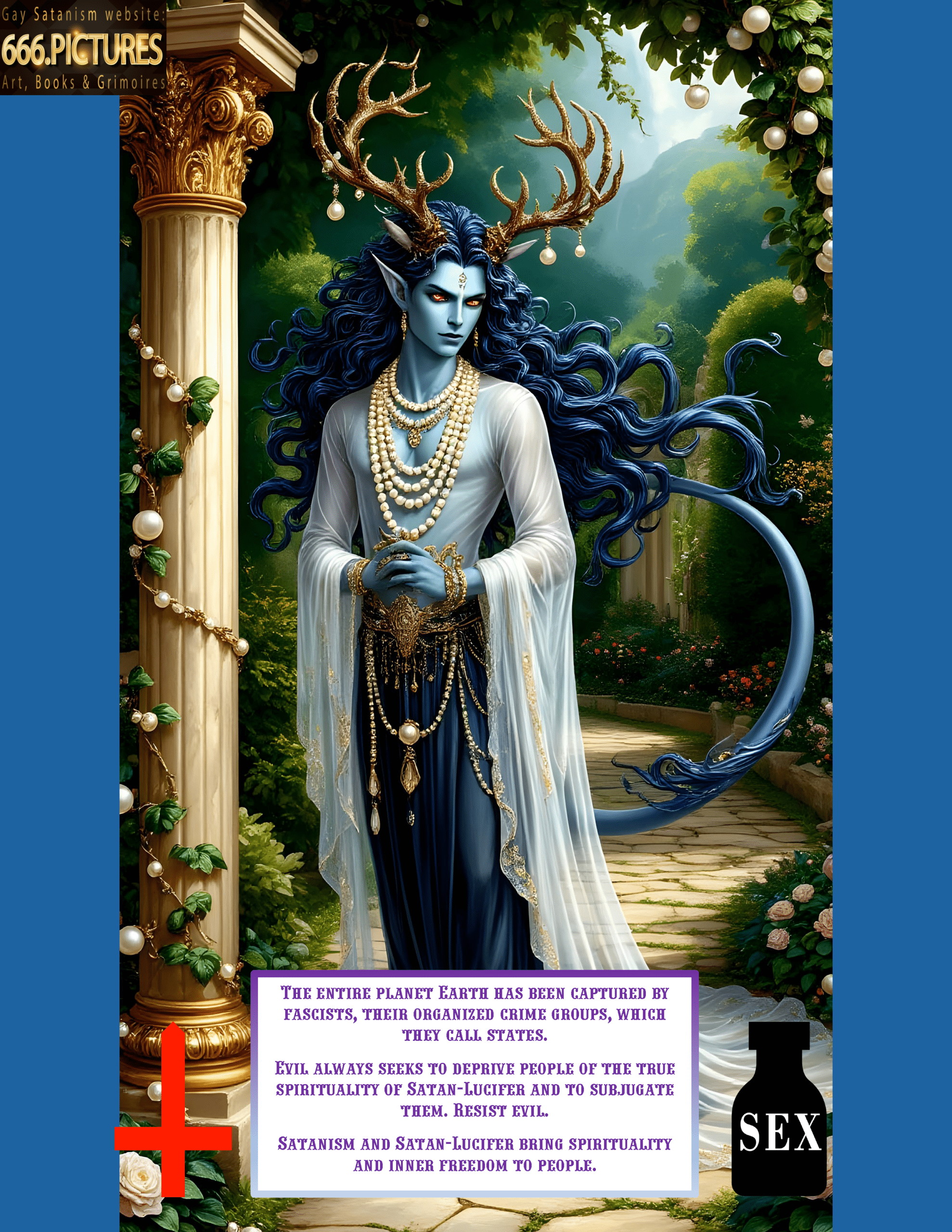 Almanac of the Gay Satanism’s art SatanArt. Nr. 5:Lucifer — Emperor of Hell, Light & Dark Magic Caster. Volume 1. Puritan Edition. PDF high quality eBook - Image 29