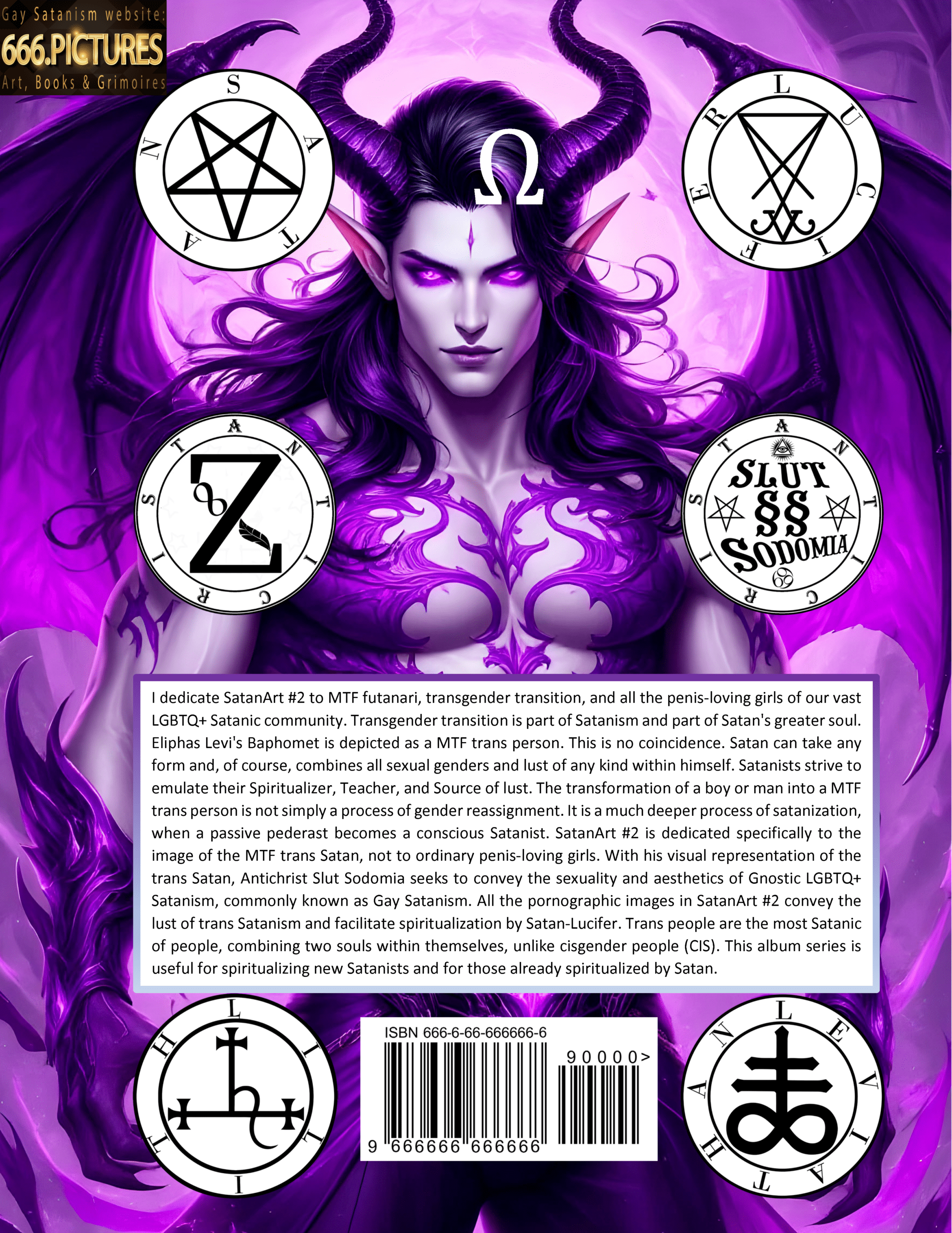 Almanac of the Gay Satanism’s art SatanArt. Nr. 5:Lucifer — Emperor of Hell, Light & Dark Magic Caster. Volume 1. Puritan Edition. PDF high quality eBook - Image 33