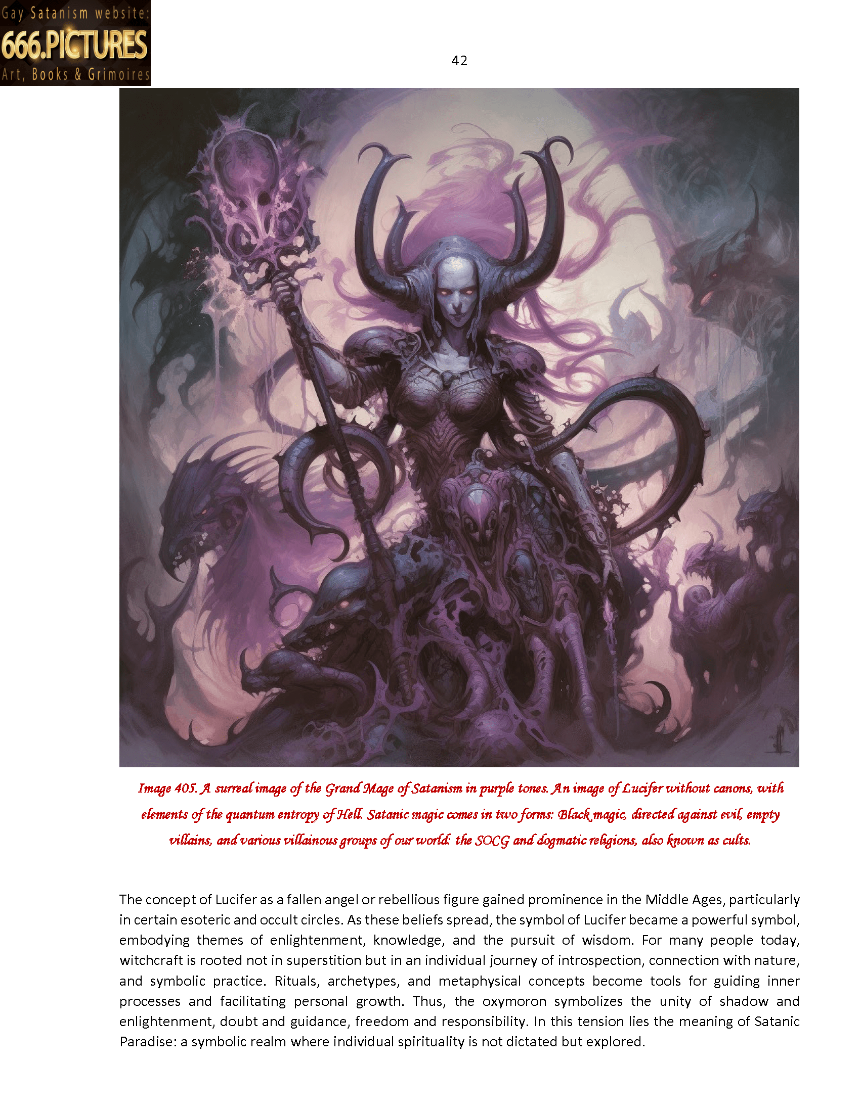 Almanac of the Gay Satanism’s art SatanArt. Nr. 5:Lucifer — Emperor of Hell, Light & Dark Magic Caster. Volume 1. Puritan Edition. PDF high quality eBook - Image 23