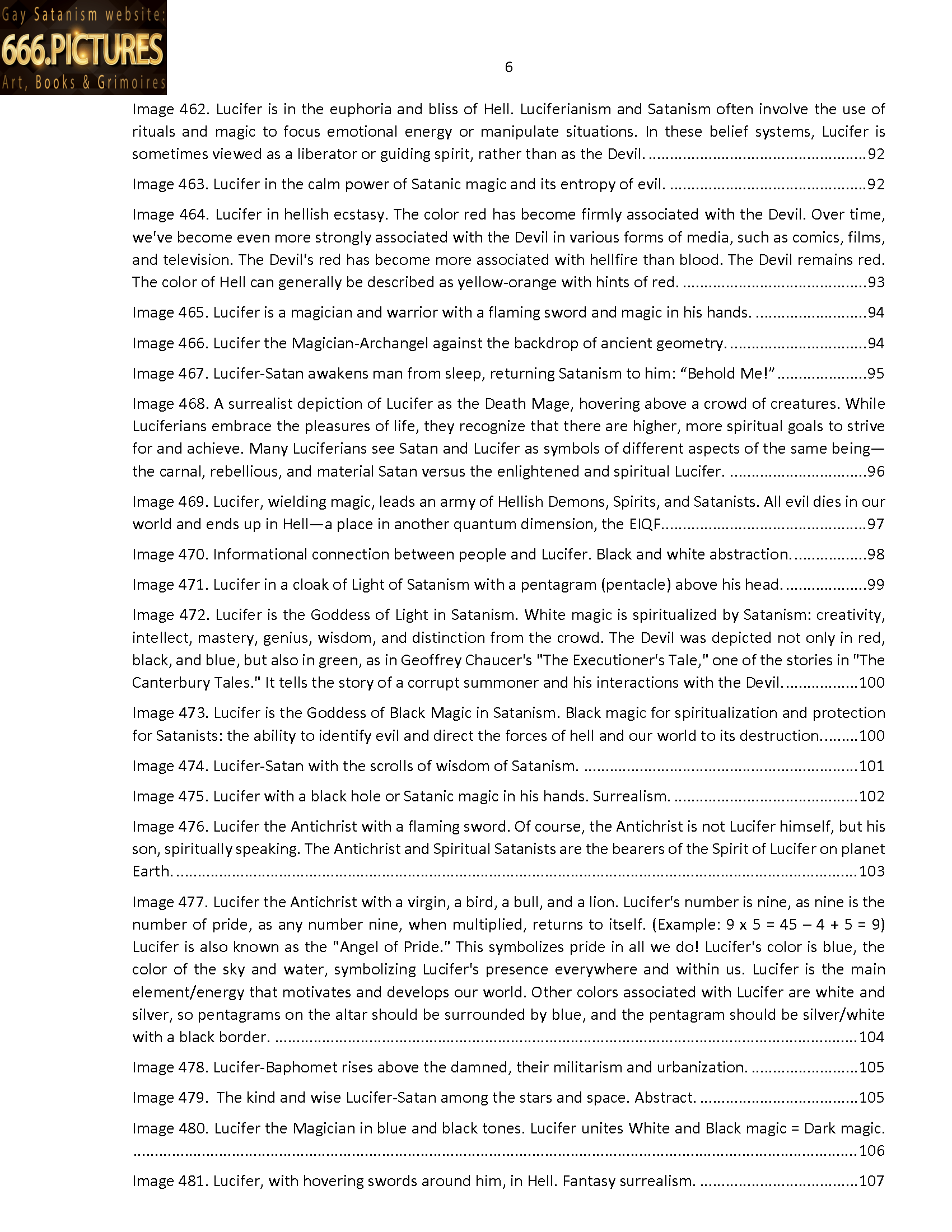 Almanac of the Gay Satanism’s art SatanArt. Nr. 5:Lucifer — Emperor of Hell, Light & Dark Magic Caster. Volume 1. Puritan Edition. PDF high quality eBook - Image 7