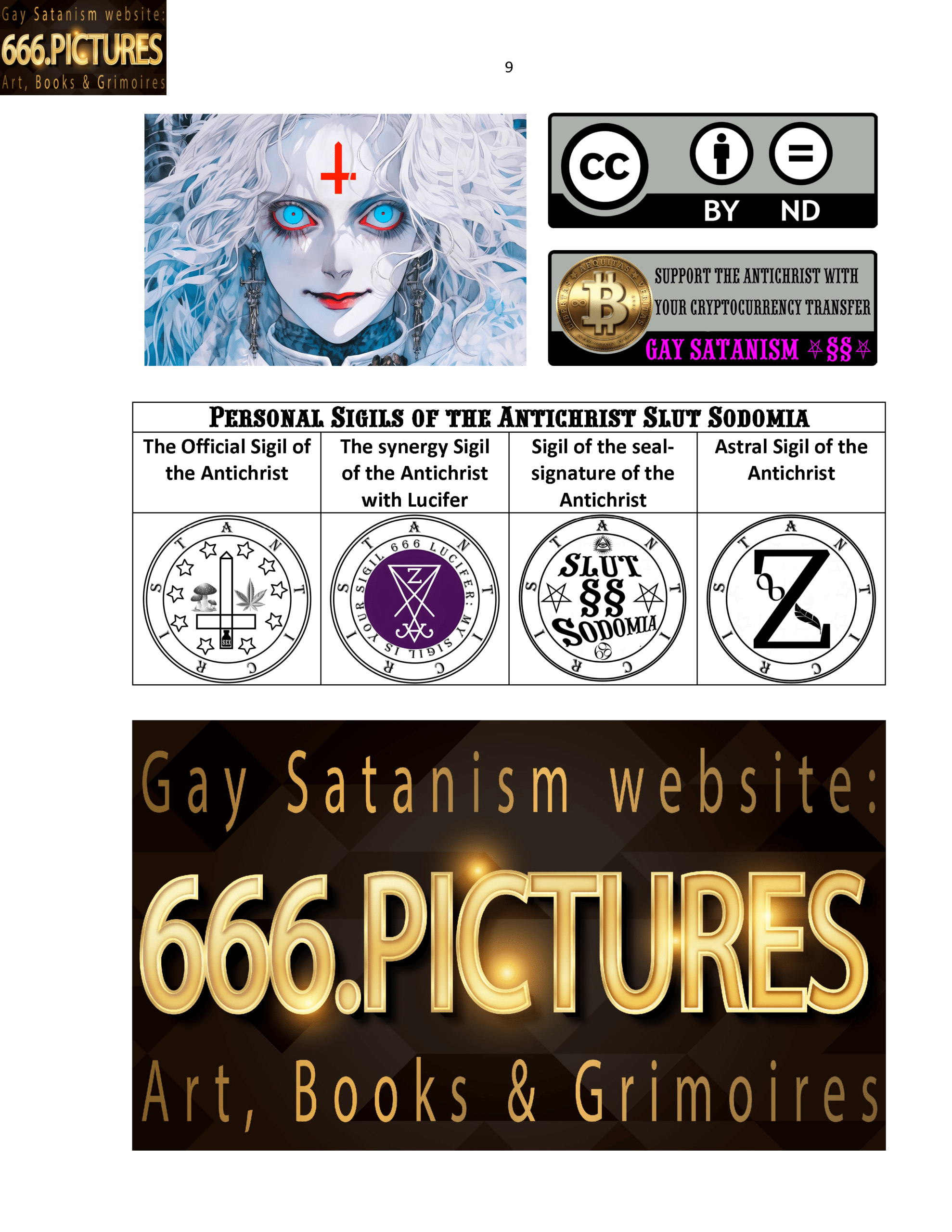 Almanac of the Gay Satanism’s art SatanArt. Nr. 5:Lucifer — Emperor of Hell, Light & Dark Magic Caster. Volume 1. Puritan Edition. PDF high quality eBook - Image 10