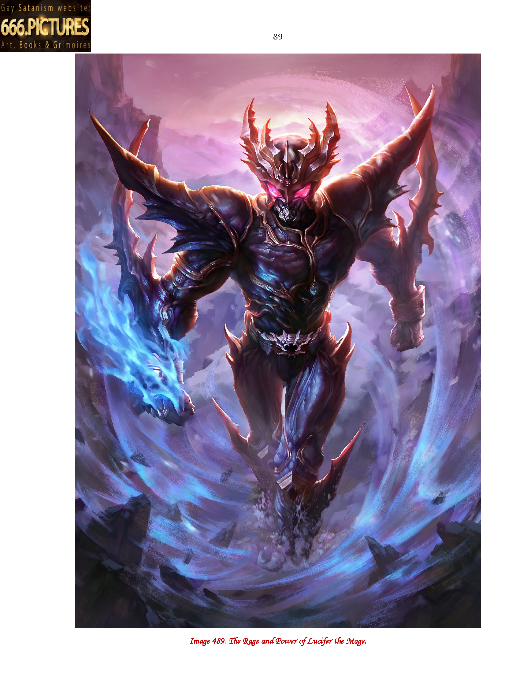 Almanac of the Gay Satanism’s art SatanArt. Nr. 5: Lucifer - Light & Dark Magic Caster. Volume 1. Puritan edition. PDF high quality eBook - Image 7