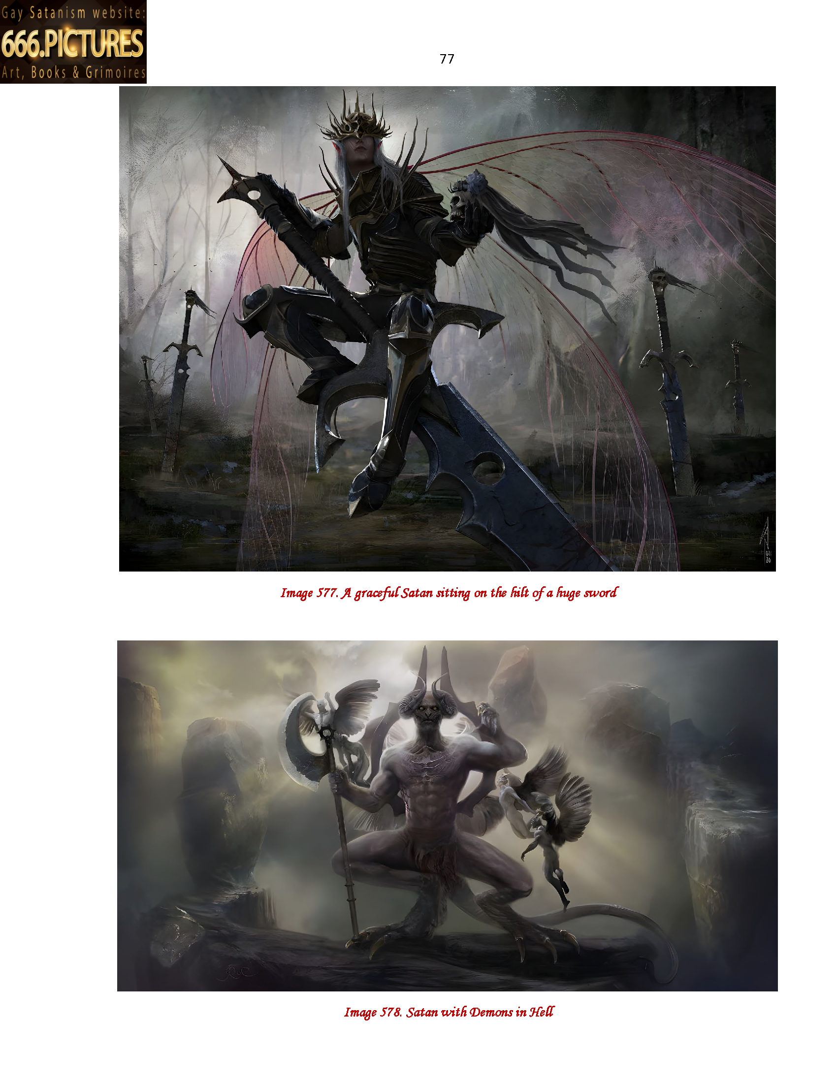 Almanac of the Gay Satanism’s art SatanArt. Nr. 6: Satan as the Crusher, Tamer and Destroyer of evil. Volume 1. Puritan edition. PDF high quality eBook - Image 16