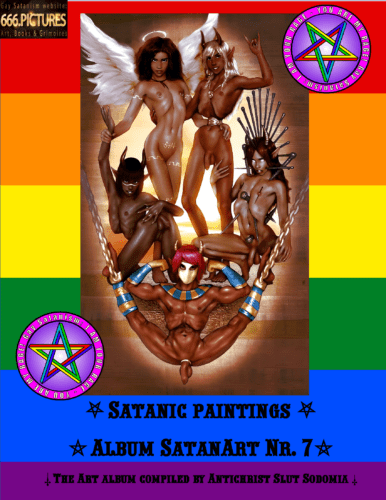 Gay Satan and Gay Satyrs. Addition to the grimoire "Gay Lust".