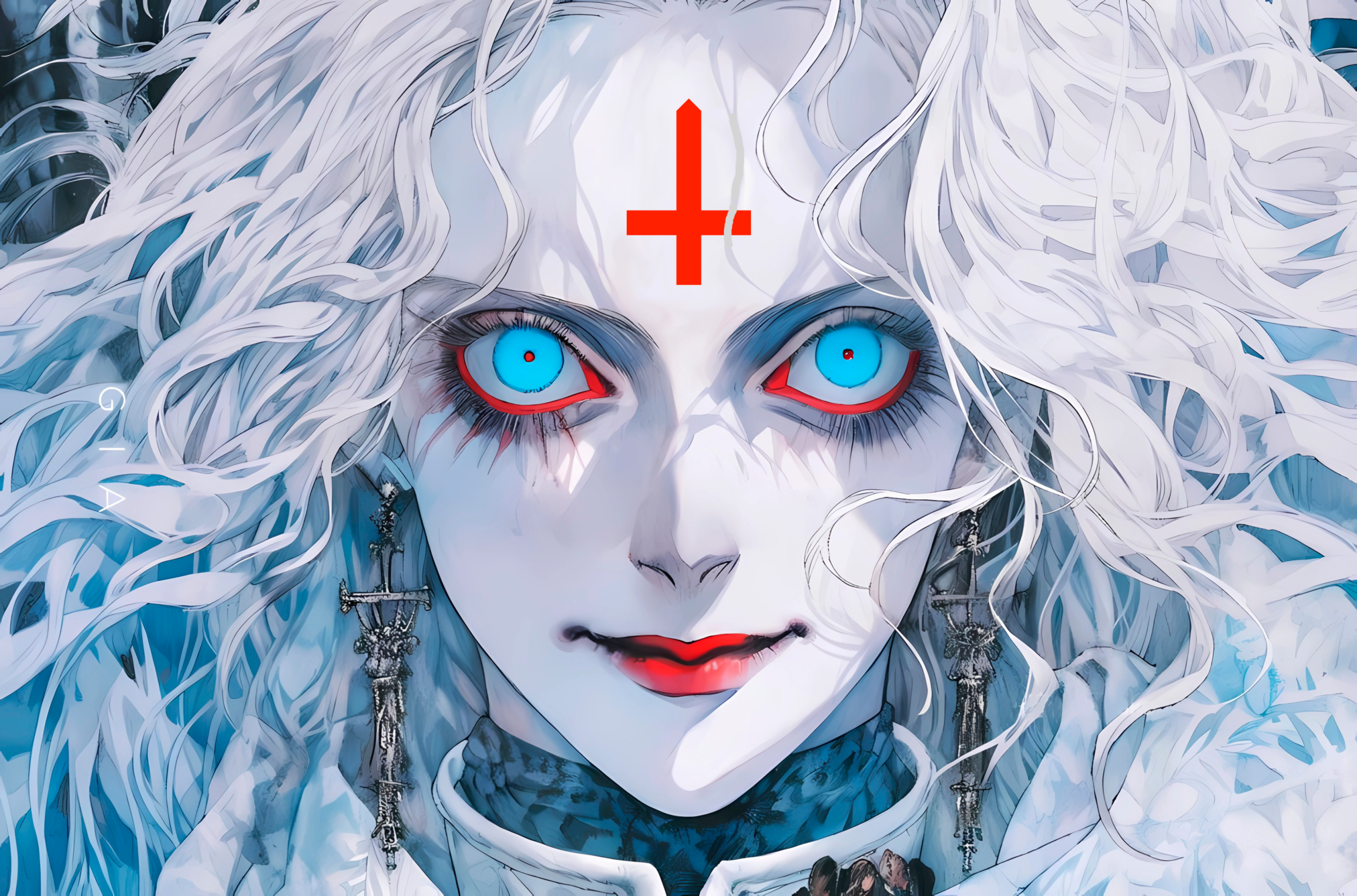 Antichrist Slut Sodomia fine art portrait.