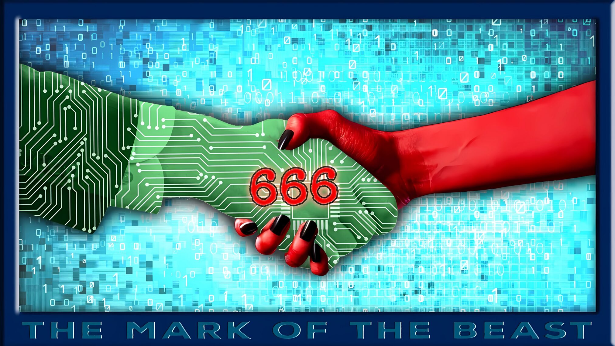 666 crypto-money deal. Gay Satanism support