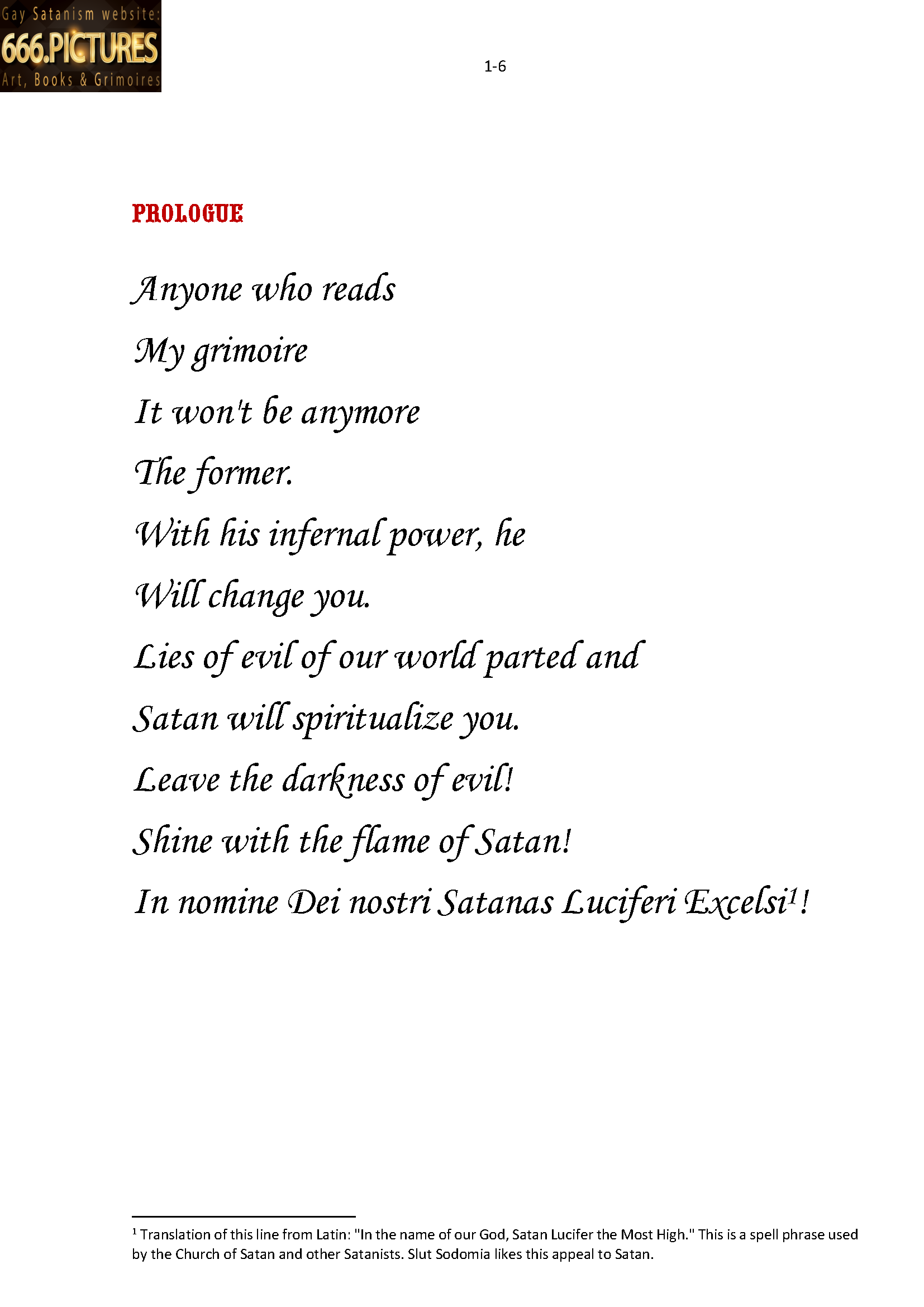 Grimoire of Gay Satanism "Gay Lust" by the Antichrist Slut Sodomia. Version 1.0 - Image 6