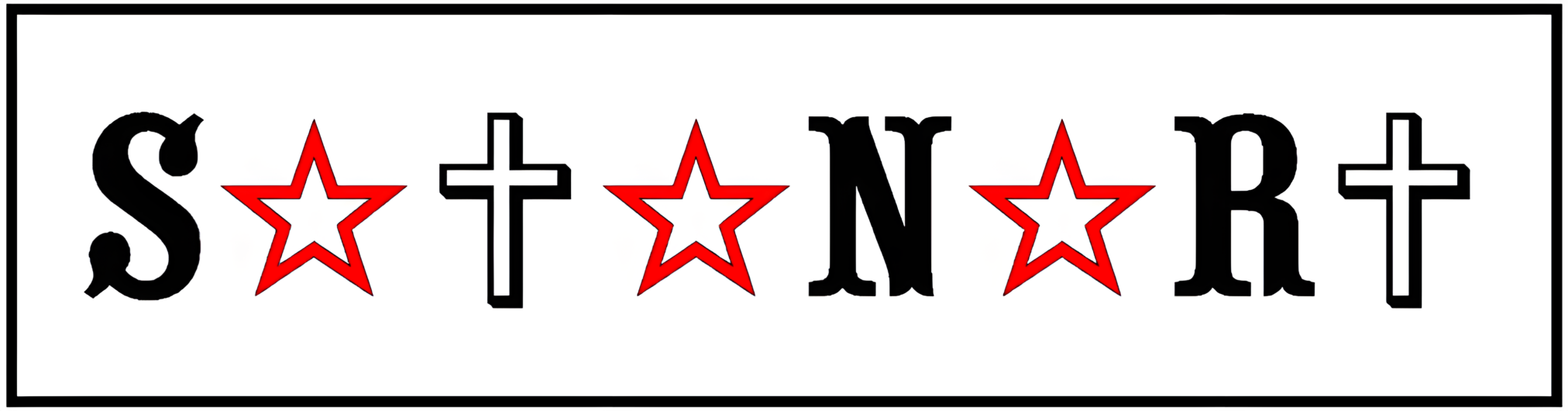 SatanArt logo. An almanac of Satanic Drawings, Photos and Other Gay Satanism Graphics for the immersion in the spirituality of Satan.