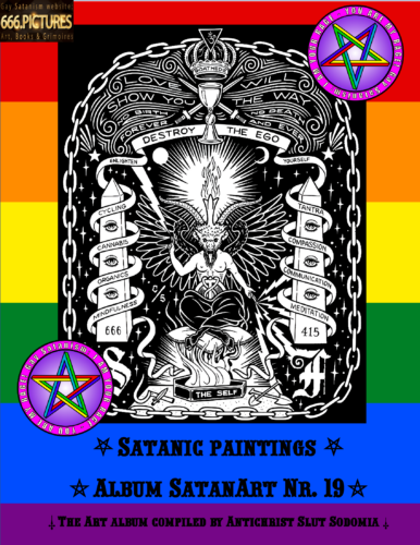 Satanic Spiritualization in the Quantum World of the External Information Field SatanArt Collection #19