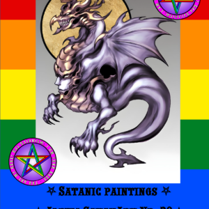 Satan in the form of a Dragon. Leviathan SatanArt Collection #20
