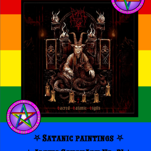 Gay Satanism’s fine art almanac SatanArt #21 Signs and Sigils of Satanism. Gay Satanism magazine
