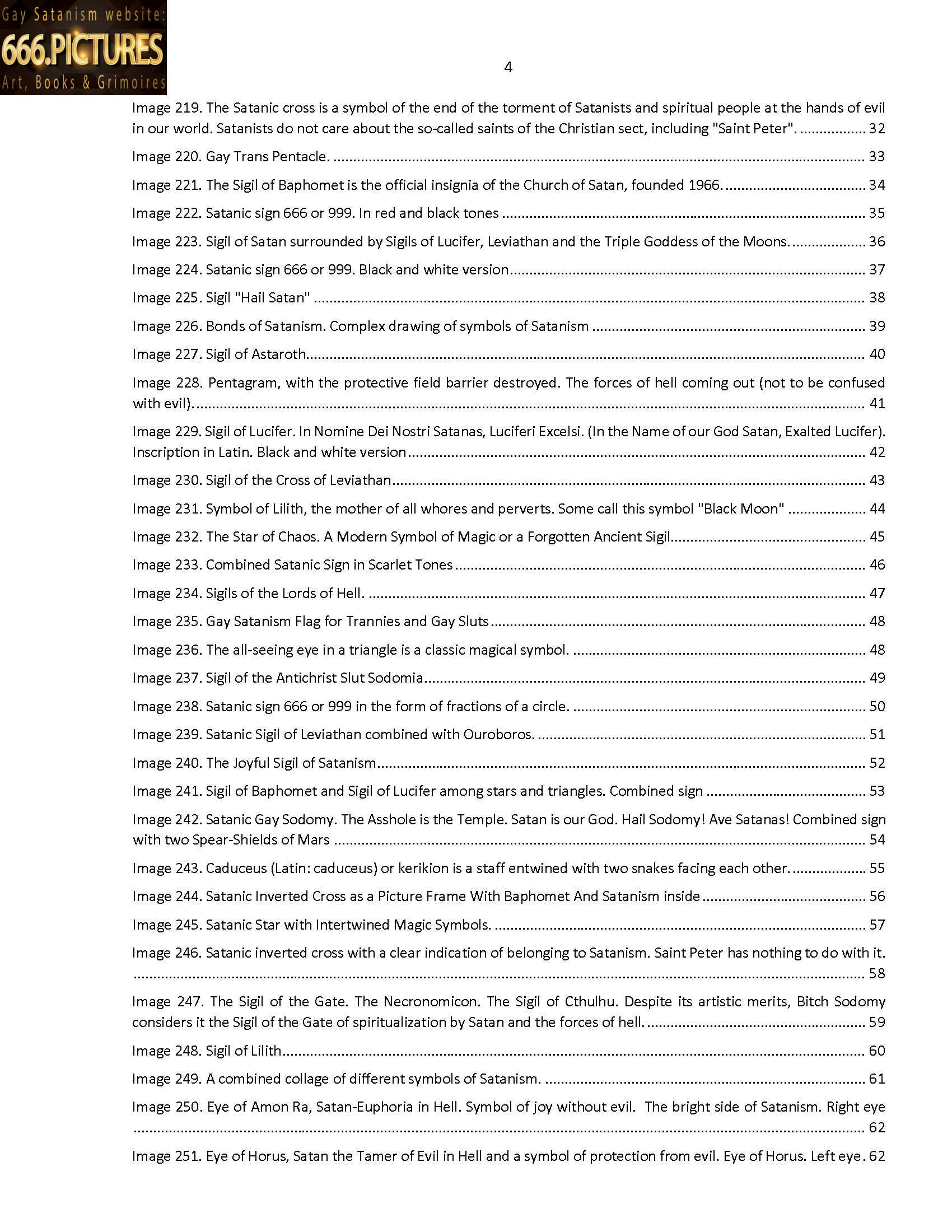 Gay Satanism’s fine art almanac SatanArt. Nr. 21: Signs and Sigils of Satanism. Volume 1. Puritan edition. PDF high quality e-Book - Image 5