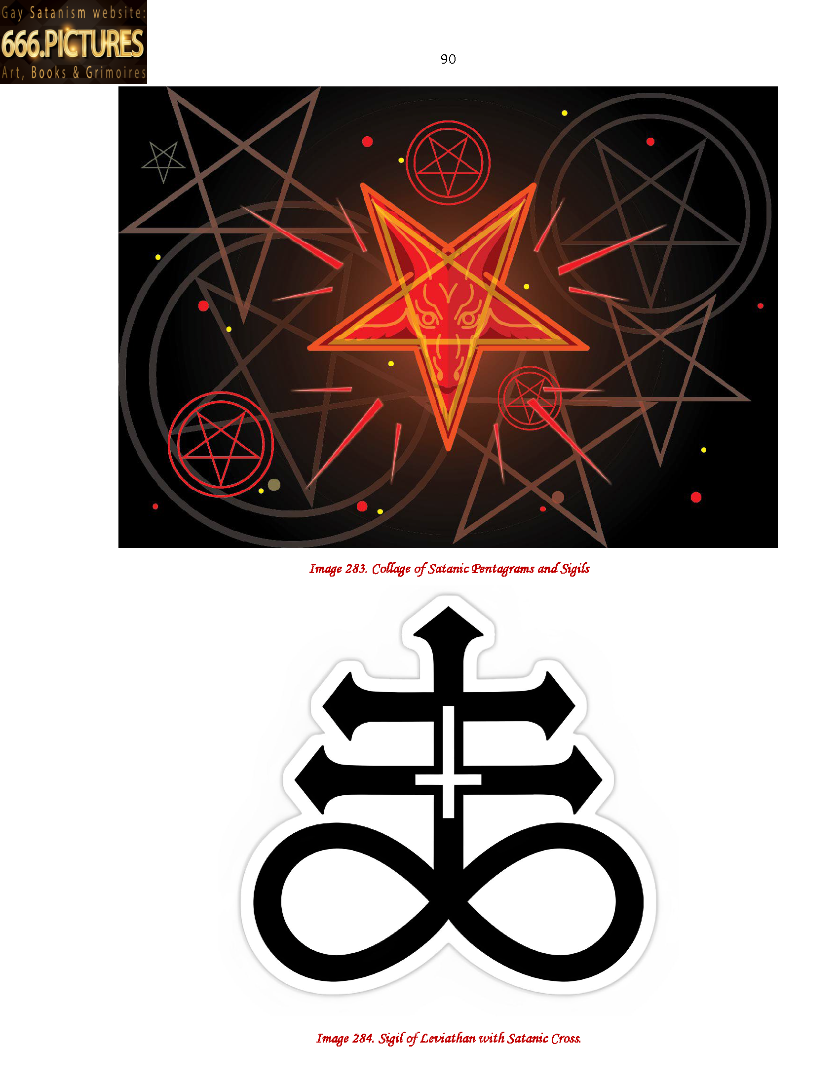 Gay Satanism’s fine art almanac SatanArt. Nr. 21: Signs and Sigils of Satanism. Volume 1. Puritan edition. PDF high quality e-Book - Image 14