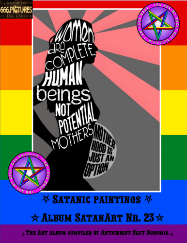 Overpopulation. Childfree. Antinatalism. Anthropogenic pollution of the Earth with excess human offspring SatanArt #23