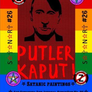 Vladimir Putin is kaput! The face of Vladimir Putin, the leader of the Kremlin's organized crime group "Rashist Pederation," in pictures, cartoons, and photographs SatanArt #26