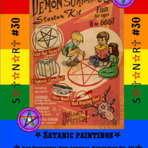 Satanic Spiritualization of Children. Children's Satanism. Puritan Children's Edition SatanArt #30