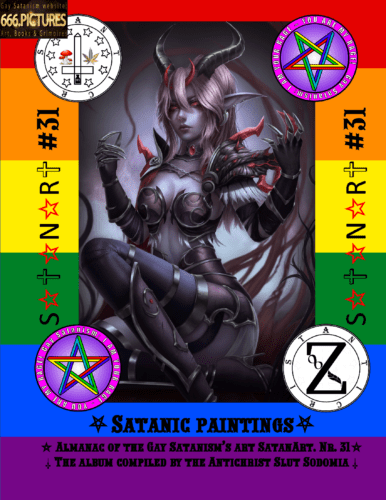 The visage of Satan in Contemporary Paintings. Portraits, appearance, Face of Satan – the Devil – Lucifer. Puritan Edition. SatanArt #31