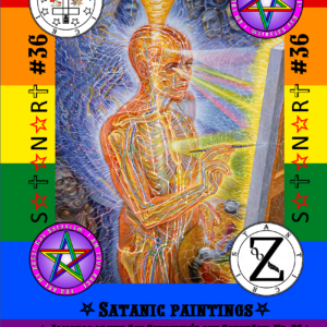 Spiritual Entheogens in the Psychedelic Art of Satanic Surrealism. Puritan Surrealistic Edition. SatanArt #36.