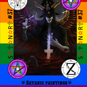 Who is the Antichrist? An astral portrait of the Antichrist Slut Sodomia in Hell. Puritan edition. SatanArt #37.