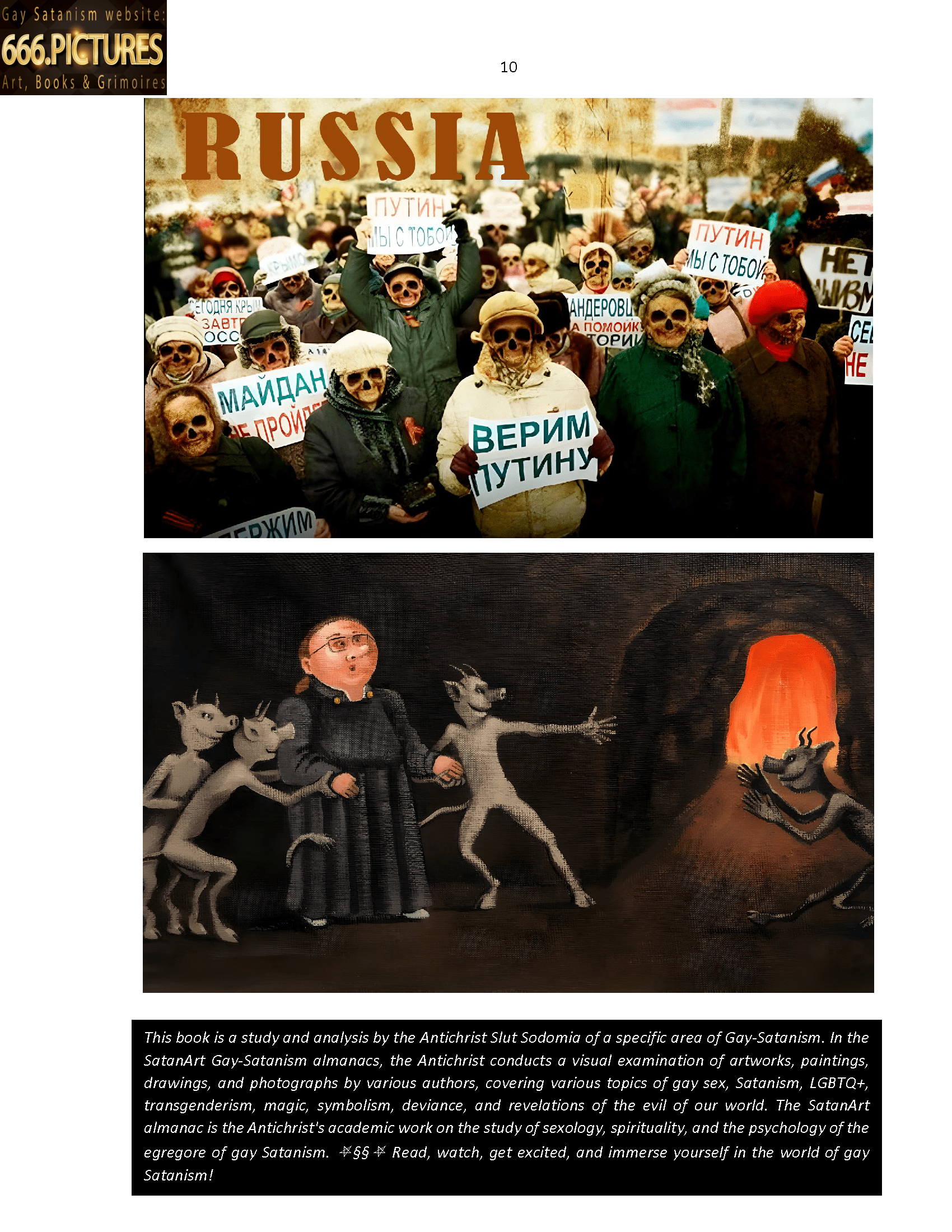 Russian Culture, Bonds, Traditions, and Lifestyle: The Cannibal Society of Mordor, GULAG Russia. Volume 1. Puritan satire. Gay Satanism’s art SatanArt. Nr. 27. PDF E-book - Image 11