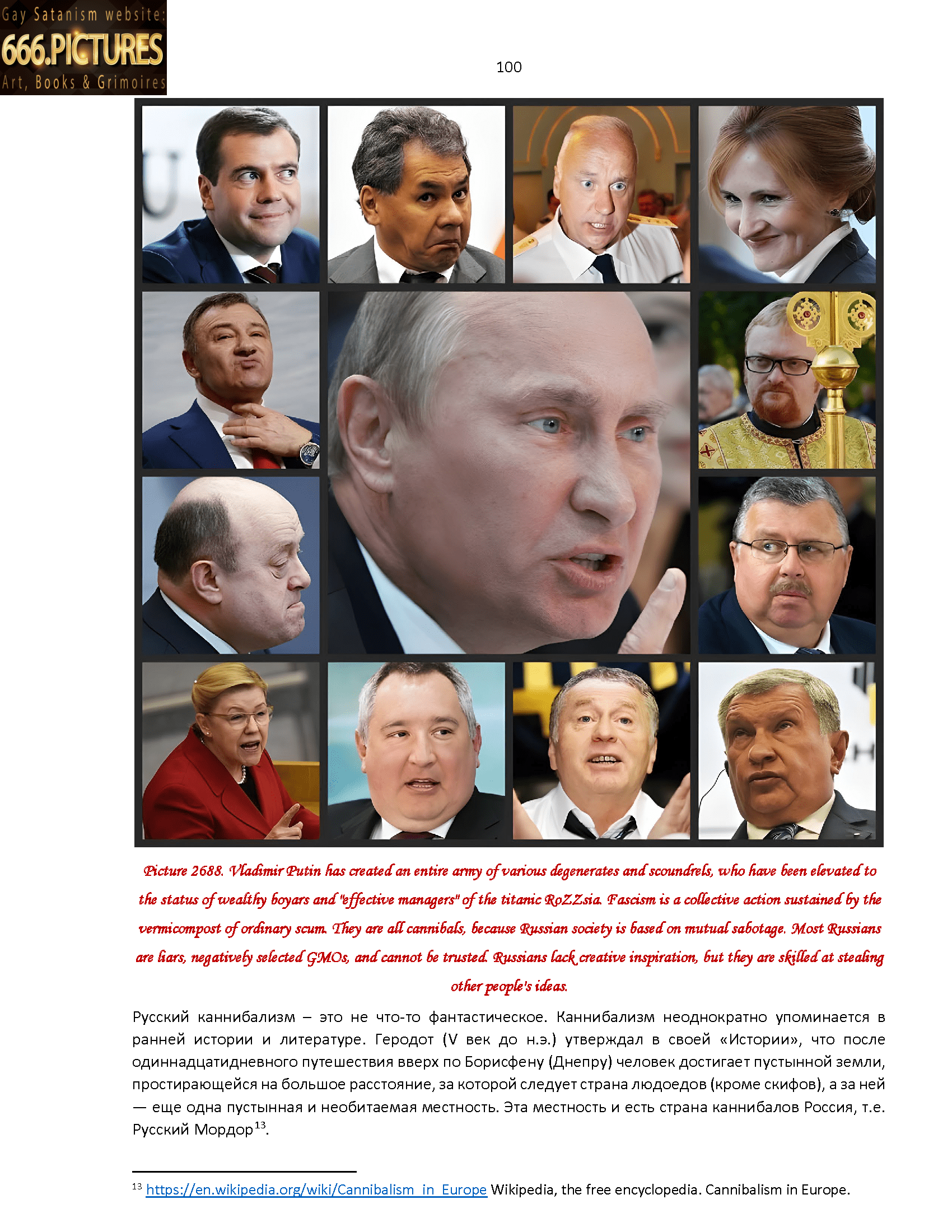 Russian Culture, Bonds, Traditions, and Lifestyle: The Cannibal Society of Mordor, GULAG Russia. Volume 1. Puritan satire. Gay Satanism’s art SatanArt. Nr. 27. PDF E-book - Image 25
