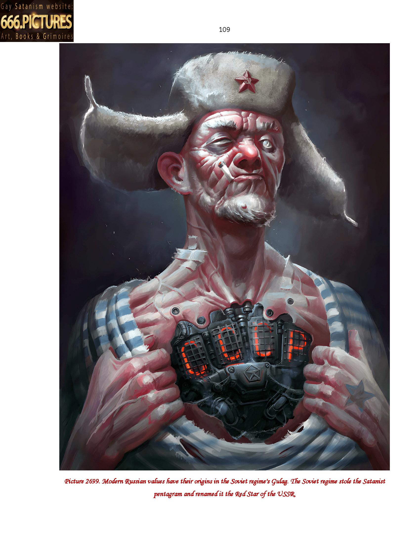Russian Culture, Bonds, Traditions, and Lifestyle: The Cannibal Society of Mordor, GULAG Russia. Volume 1. Puritan satire. Gay Satanism’s art SatanArt. Nr. 27. PDF E-book - Image 26