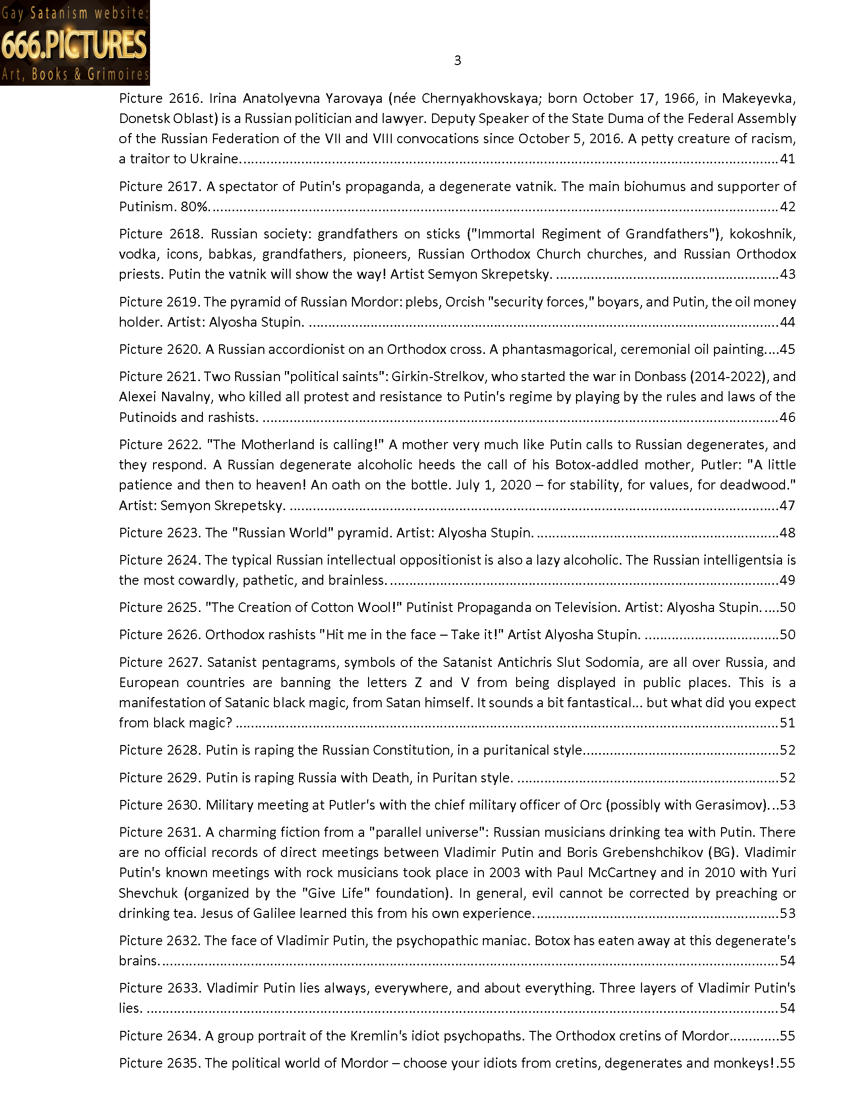 Russian Culture, Bonds, Traditions, and Lifestyle: The Cannibal Society of Mordor, GULAG Russia. Volume 1. Puritan satire. Gay Satanism’s art SatanArt. Nr. 27. PDF E-book - Image 4