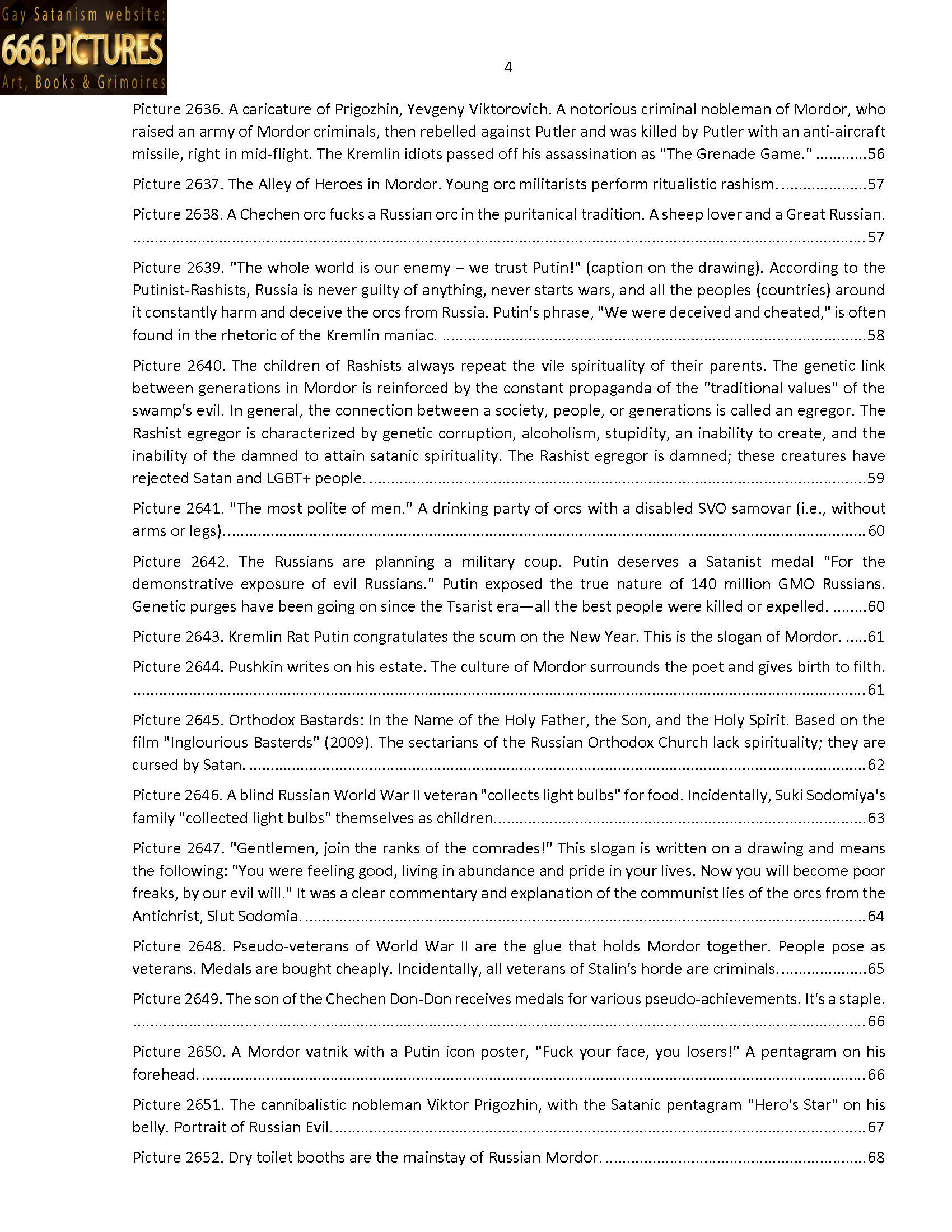 Russian Culture, Bonds, Traditions, and Lifestyle: The Cannibal Society of Mordor, GULAG Russia. Volume 1. Puritan satire. Gay Satanism’s art SatanArt. Nr. 27. PDF E-book - Image 5