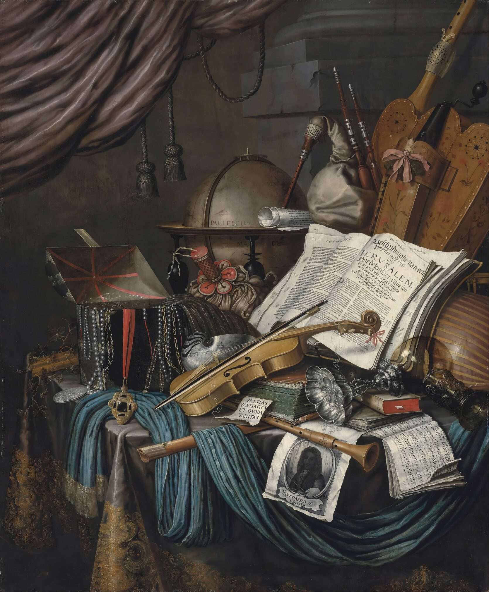 Vanity is meaningless because it cannot change the inevitability of death, just as all material objects cannot follow us into death.